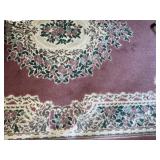 Large floral pattern 94 inches by 70 inches area