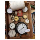 Tray lot of gauges