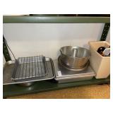 Shelf lot baking pans