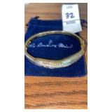 Danbury Mint bangle bracelet. Maybe 7 1/2???