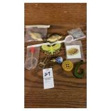 Glasses repair kit, light pull, tack pins and