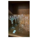 Elegant Etched Crystal Stemware