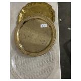 3 piece lot of patterned decorative plates