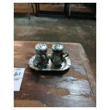 Old Colony pewter salt and pepper set