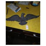Vintage cast eagle wall hanging