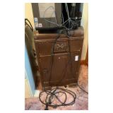 Vintage Small Wooden Storage Cabinet