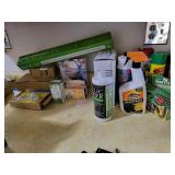 Light bulbs and bug spray & misc items