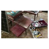 2 Wooden End Tables NO CONTENTS