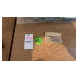 Idlewild Ticket and Radio City Pin