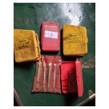 Lot of Hanson, Vermont American drill bit sets
