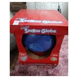 Rotating snow globe as is
