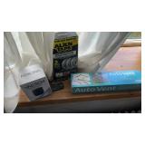 Alien Tape, and Gardman Auto Vent