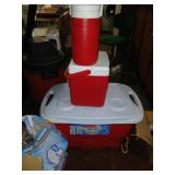 Cooler and jug lot