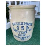 Enterprise Pottery Company stoneware crock from