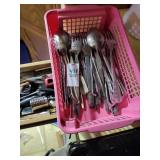 Flatware & knifes & misc items