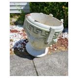 Cement planter 17in. Tall