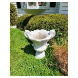 Cement planter 27in. Tall