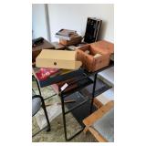 Small Black Desk and Chair