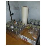 Lot of new canning jars