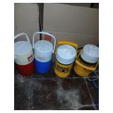 Lot of 4 water jugs