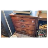 3-Drawer Wooden Cabinet NO CONTENTS