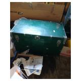 Trunk and contents full of books
