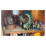 Lot of snow globes