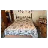 Queen Size Bed W Mattress and Boxspring