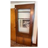 Wooden Gun Cabinet NO CONTENTS