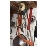 Wall Contents, Handsaw, Belts, Water Hose, etc.