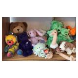 Shelf lot of Ty Beanie Babies