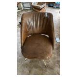 3 Faux Leather Chairs