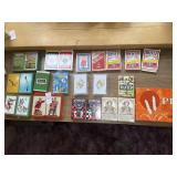 Lot playing cards - variety