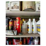 Shelf lot of Cub Cadet oil, filters misc