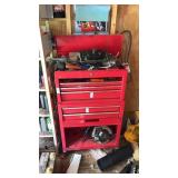 Metal Toolbox Cart NO CONTENTS