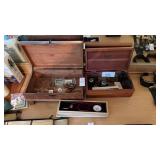Lot of Trinkets, Jewelry Boxes and Pins