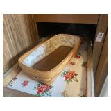 1994 Longaberger, bread basket with liner,