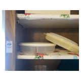 Two divided plastic dishes with lids