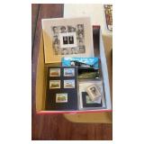 Lot of Train Stamps, other collectibles