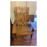 Wooden Adirondack chair