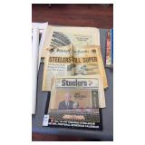 Lot of Steelers Commemorative Newspapers