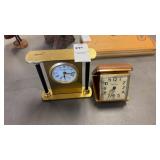 Two Desk Clocks