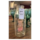 Gnagey Dairy Meyersdale Pa Milk Bottle