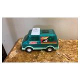 Vintage Buddy L Green Custom Toy Van 5" long -
