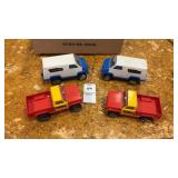 Lot of 4 Tonka Trucks and Vans