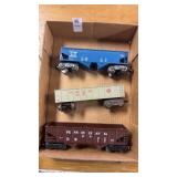 Vintage Marx O gauge gondola freight cars