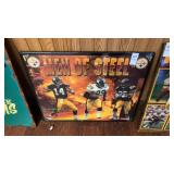 Men of Steel Steelers Clock