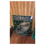 Falcons Stained Glass Art