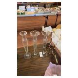 Clear Rose Vases