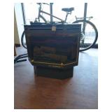 Heatmaster natural gas log fireplace 28" wide,